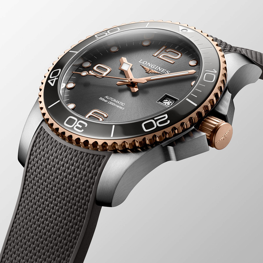Часы Longines HydroConquest L3.781.3.78.9 — каучук, мужские