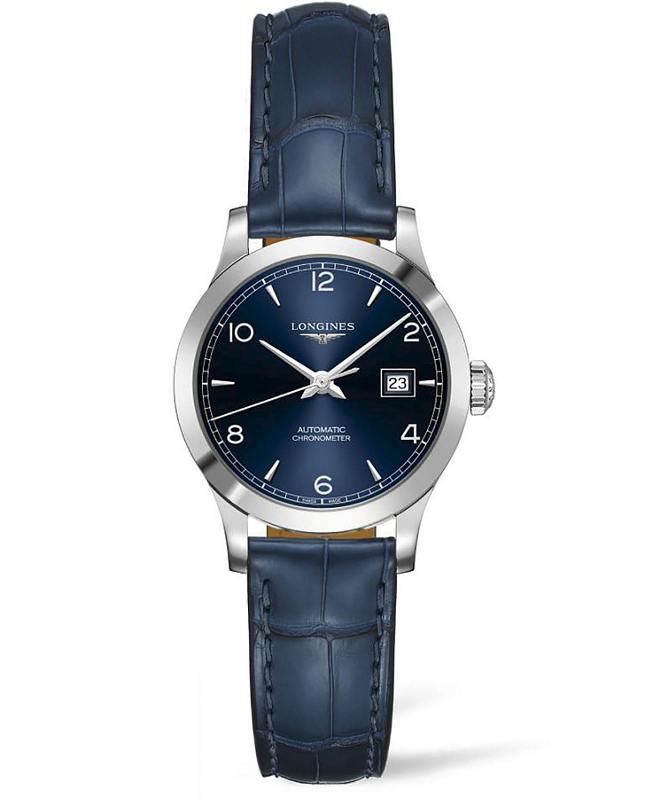 Часы Longines Record Collection L2.321.4.96.4 — женские, синий