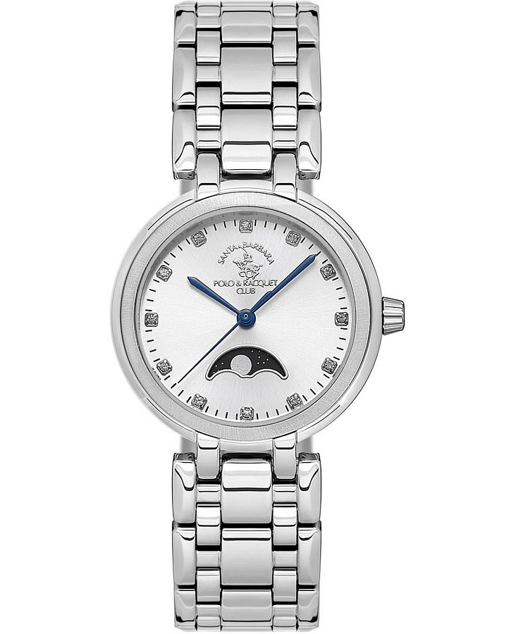 Часы Santa Barbara Polo & Racquet Club Luxury SB.1.10556-1 — женские, серебристый