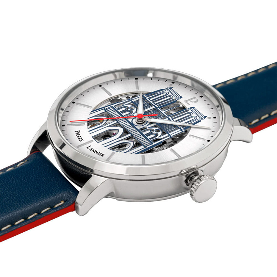 Часы Pierre Lannier Coeur Battant 300A126 — серый, металл сталь