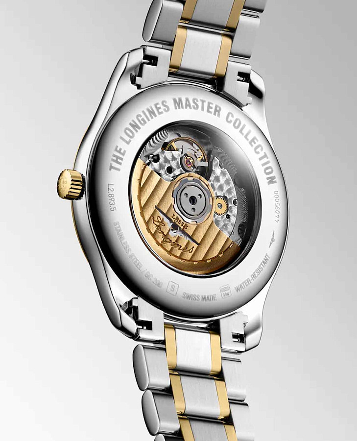 Часы Longines Master Collection L2.893.5.97.7 — механические, сталь металл золото