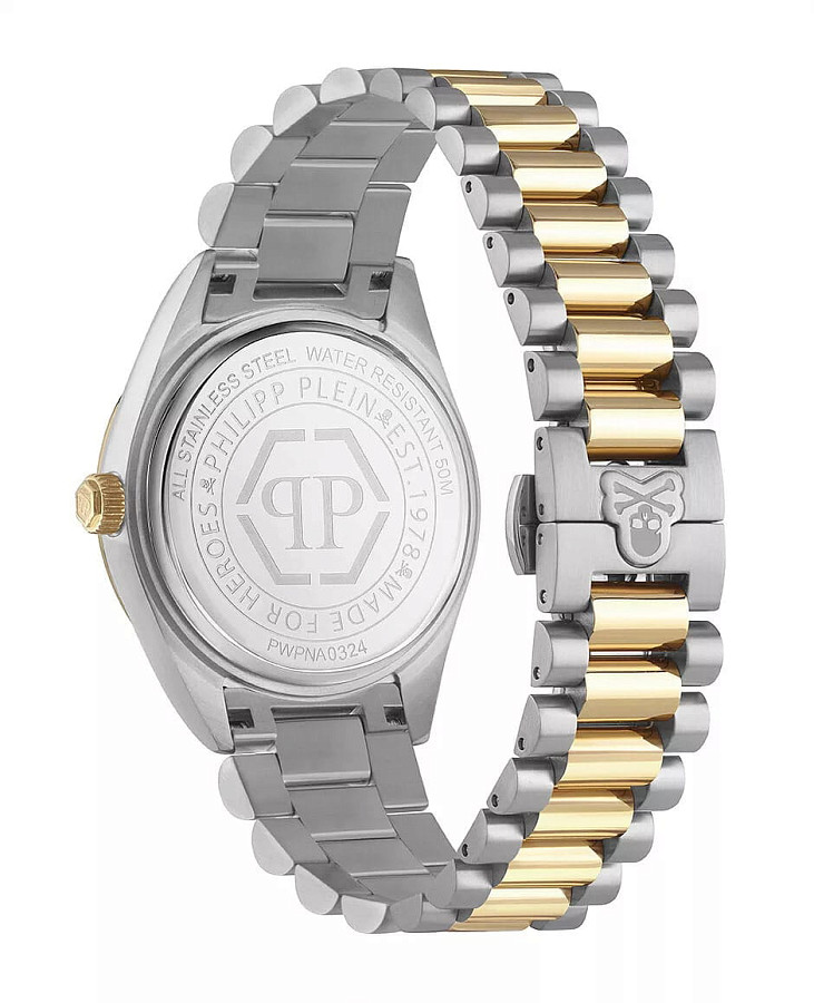 Часы Philipp Plein Date Superlative Gent PWPNA0324 — сталь с ip покрытием, мужские