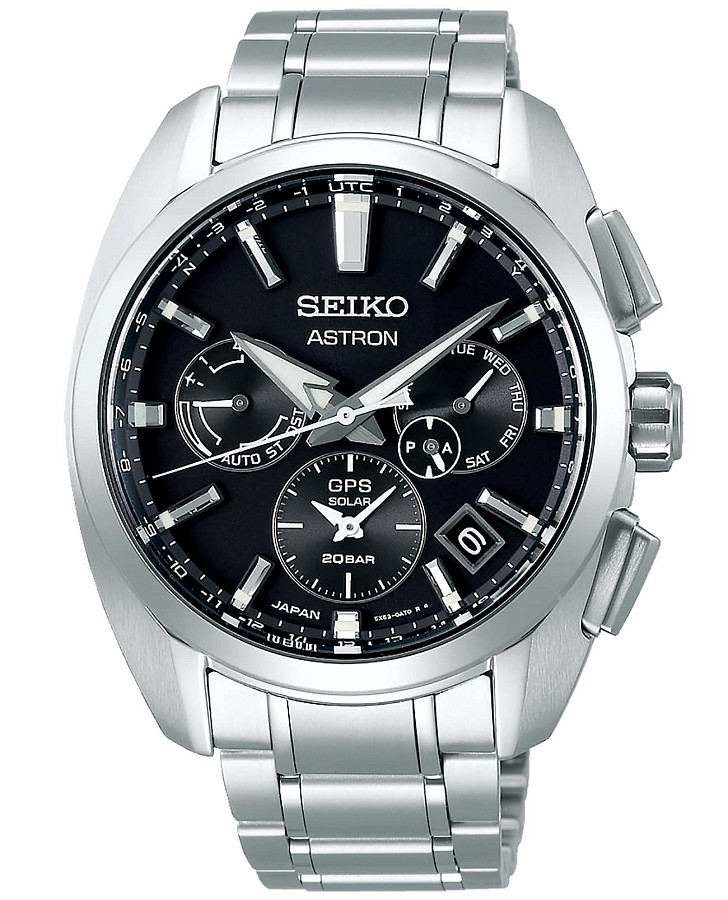 Часы Seiko Astron GPS Solar SSH067J1 — мужские, черный