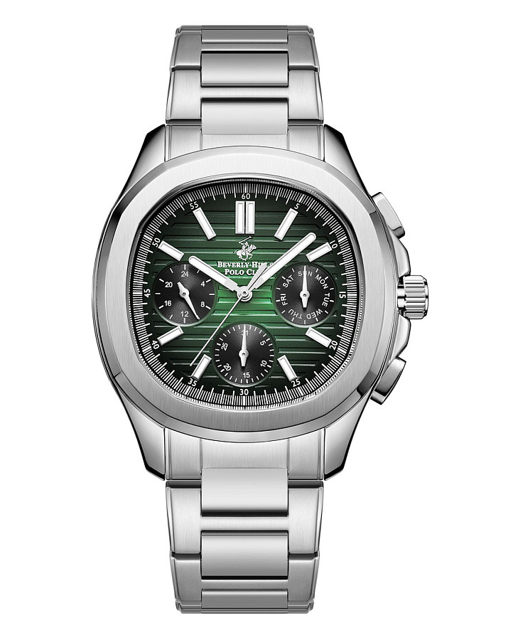 Часы Beverly Hills Polo Club BP3212X.370 — мужские, зеленый