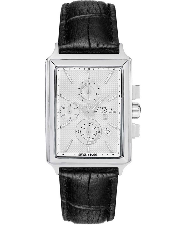 Часы L'Duchen Adventure Chrono D 612.11.33 — мужские, серебристый