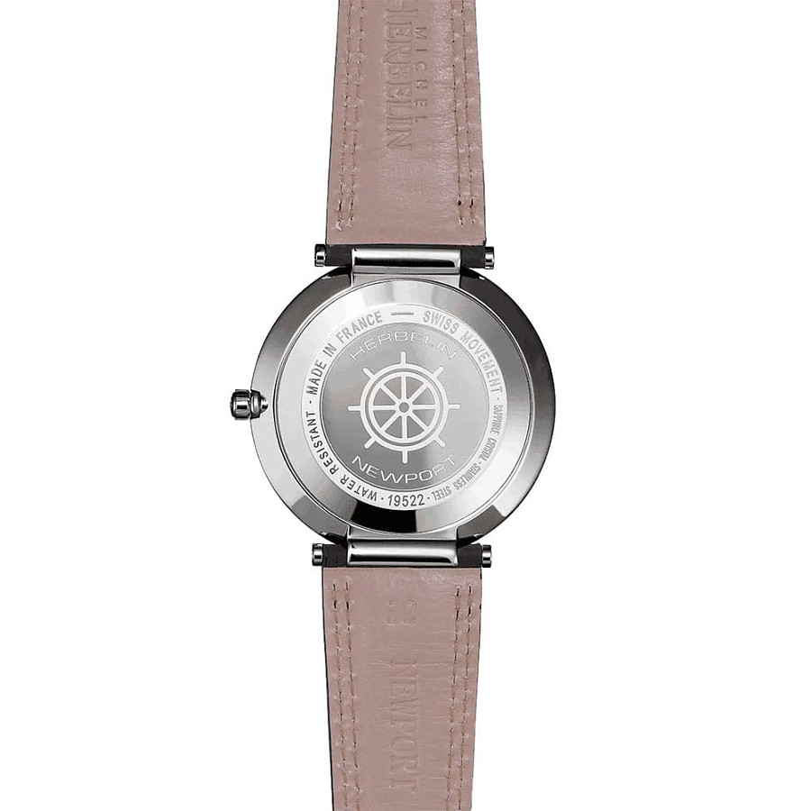 Часы Herbelin Newport Slim 19522T15BL — сталь металл, Франция