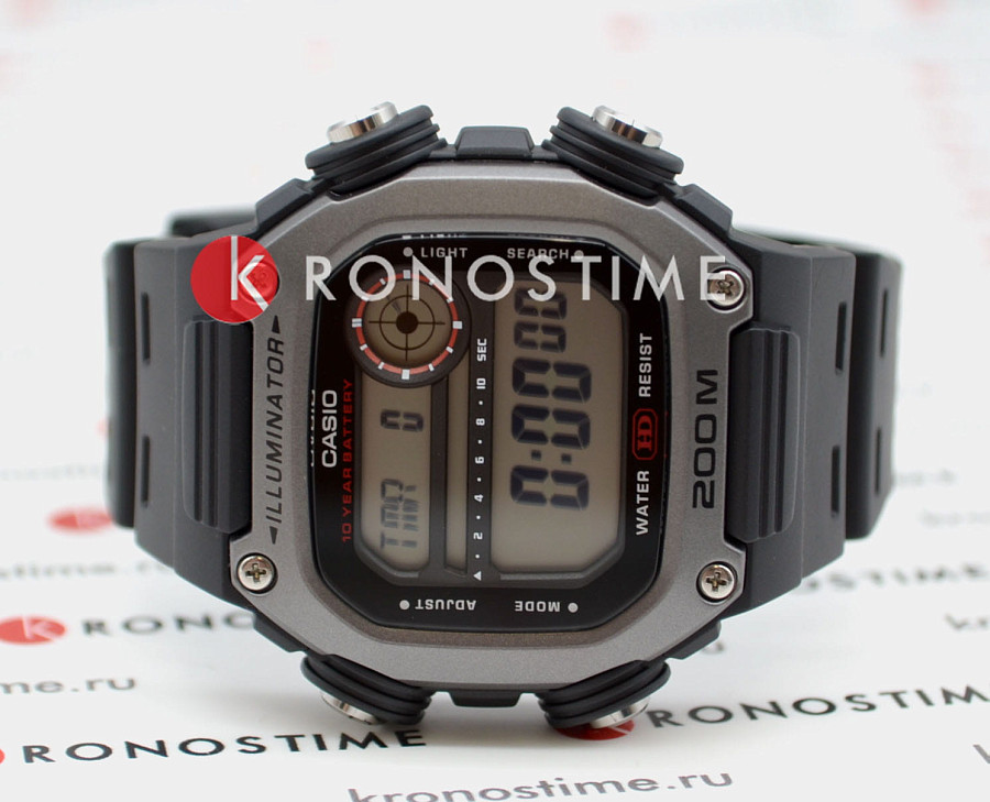 Часы Casio Collection DW-291H-1AVDF (DW-291H-1A) — пластик, мужские, Япония