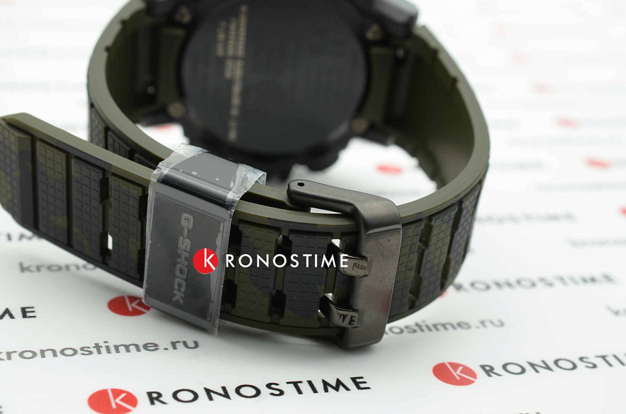 Часы Casio G-Shock GST-B300XB-1A3 — мужские, хаки