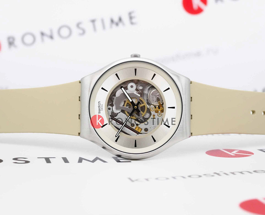 Часы Swatch Skin Irony 42 Lacquered SS07S145 — кварцевые, сталь металл