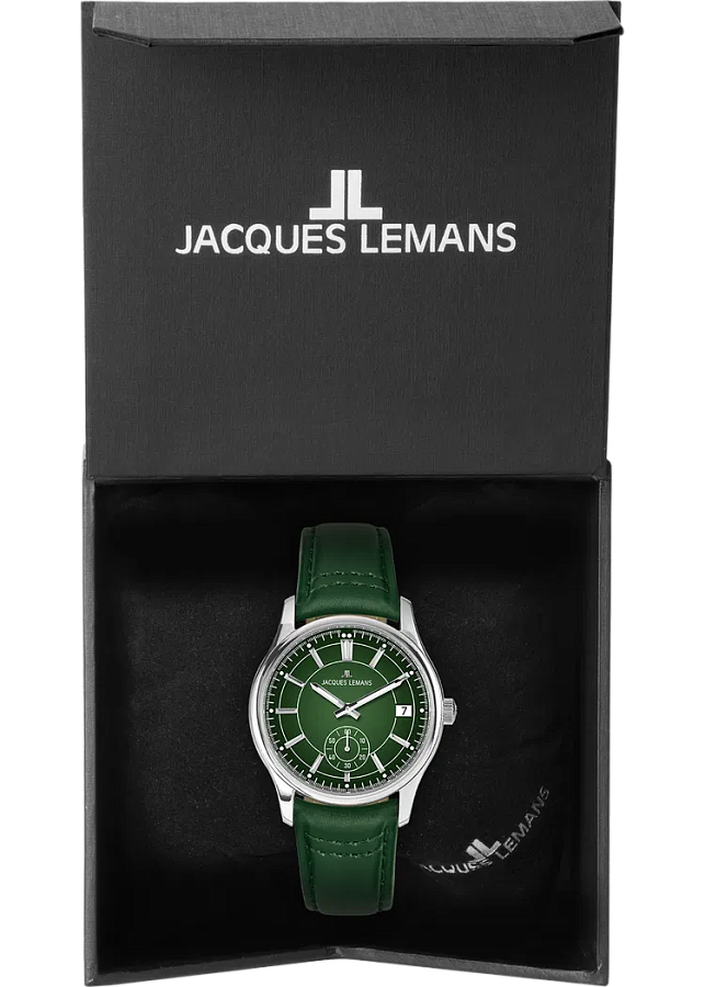 Часы Jacques Lemans Derby 1-2197C — кварцевые, сталь металл