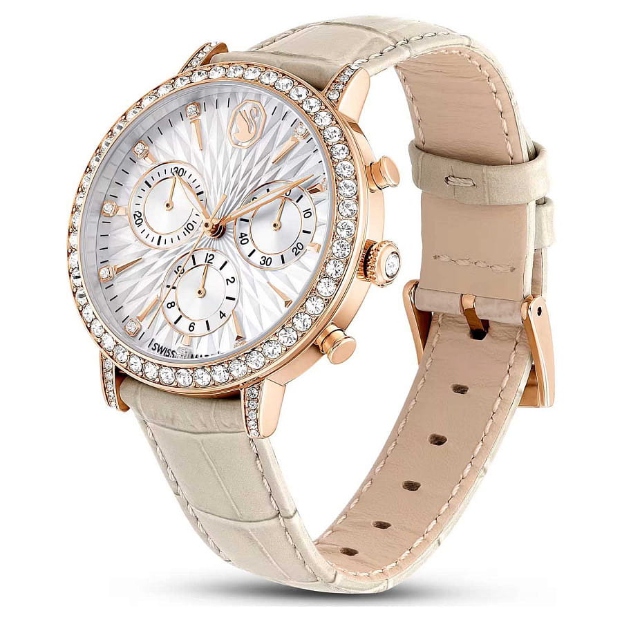 Часы Swarovski Matrix Tennis Chrono 5702849 — кварцевые, сталь металл