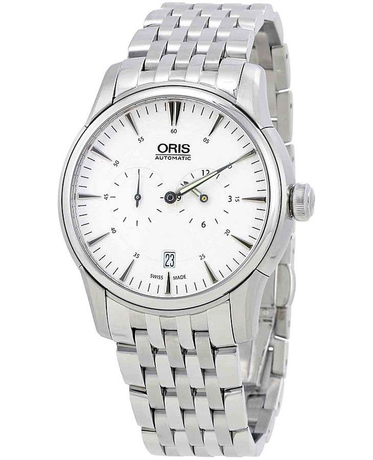 Часы Oris Artelier 01 749 7667 4051-07 8 21 77 — мужские, серебристый