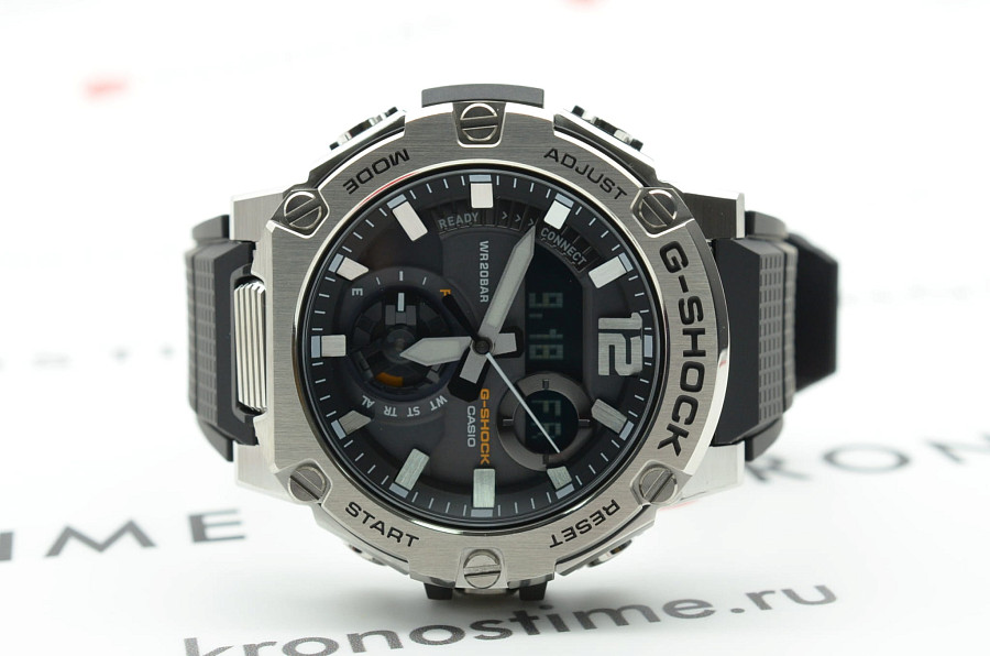 Часы Casio G-Shock GST-B300S-1A — черный, электронные