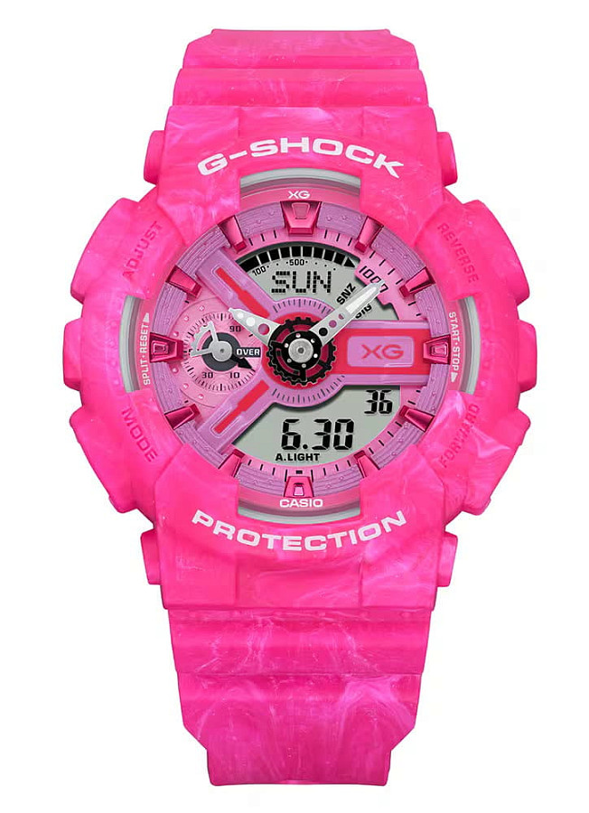 Часы Casio G-Shock GMA-S110XG-4A — кварцевые, пластик