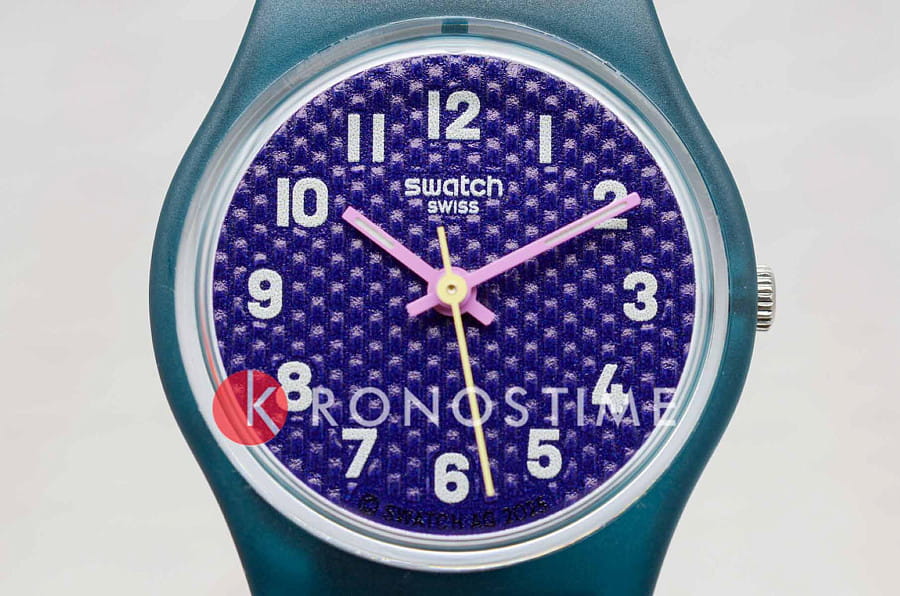 Часы Swatch Teal Weave LL127 — пластик, Швейцария