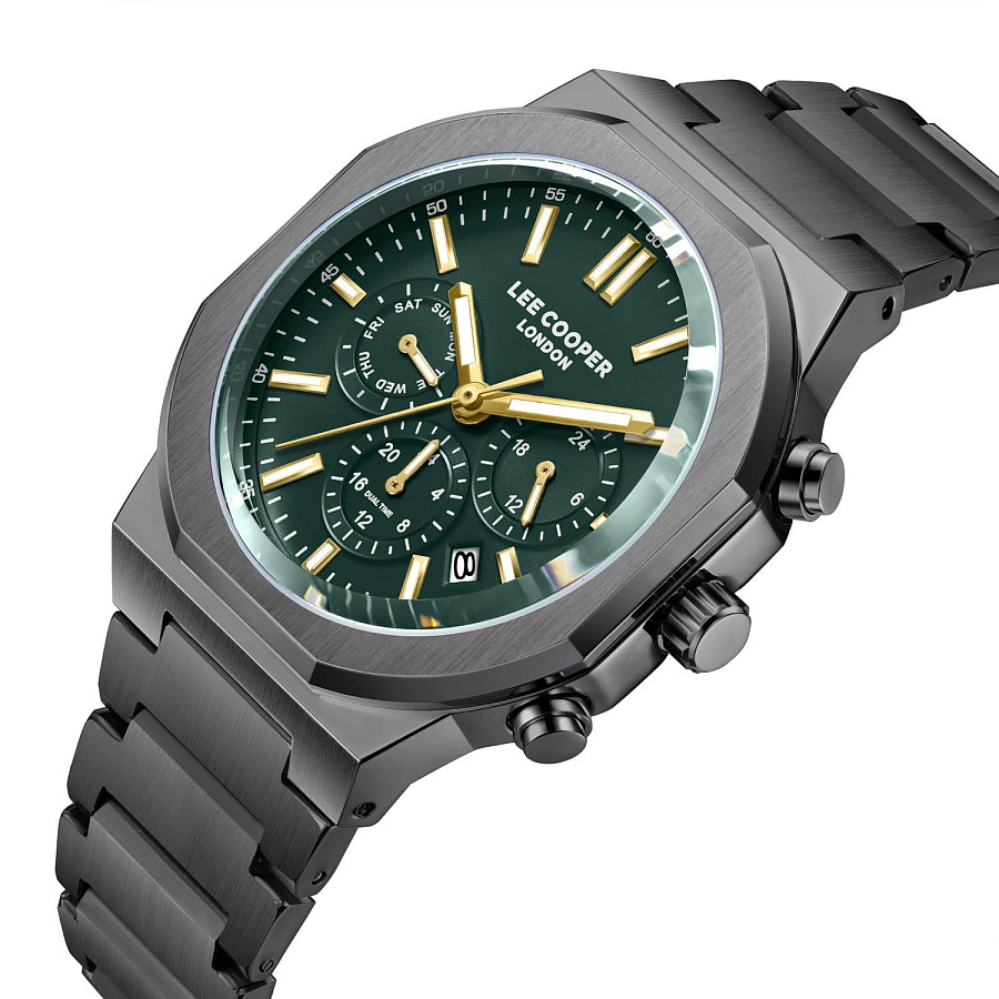 Часы Lee Cooper LC08263.070 — кварцевые, суперметалл металл