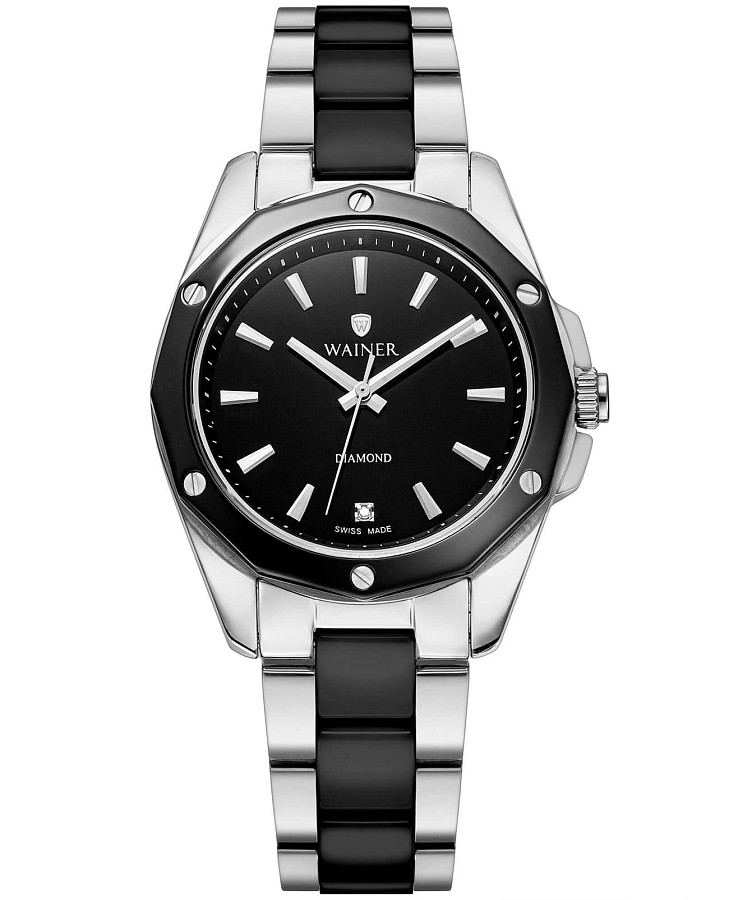 Часы Wainer Diamond WA.18050-A — женские, черный