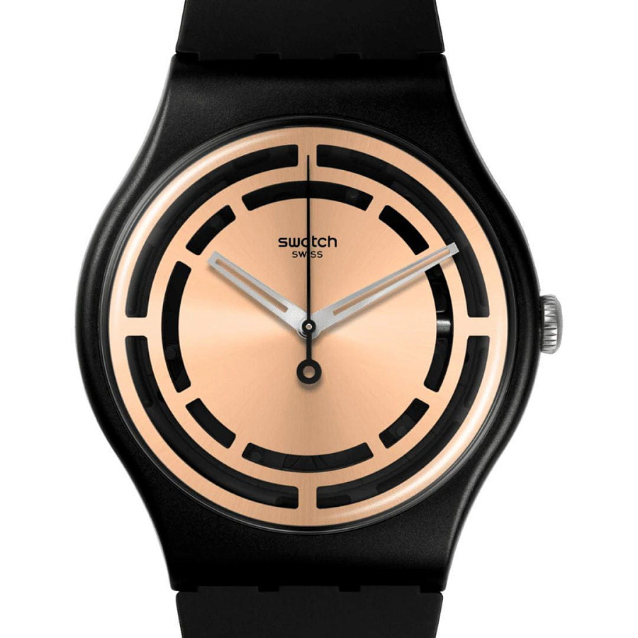 Часы Swatch New Gent Bioceramic Standard SO32B116 — кварцевые, биокерамика