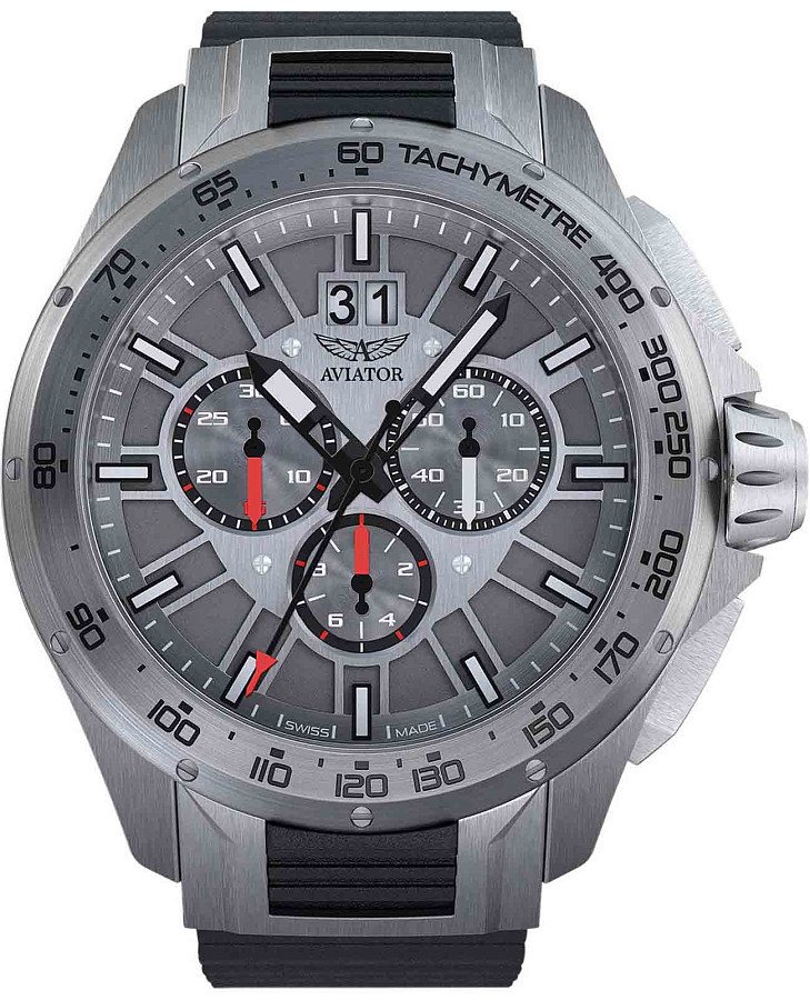 Часы Aviator MiG‑35 M.2.19.0.135.6 — мужские, серый