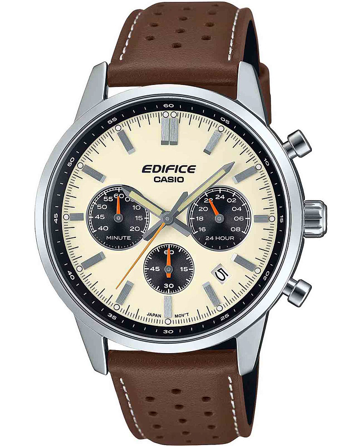 Часы Casio Edifice EFR-575L-7A — мужские, бежевый
