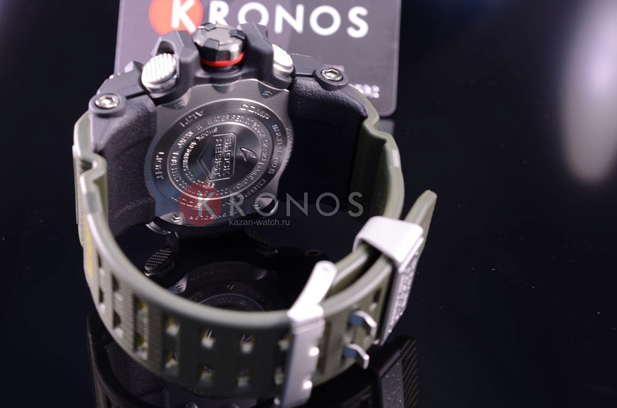Часы Casio G-Shock GWG-1000-1A3 — черный, зеленый