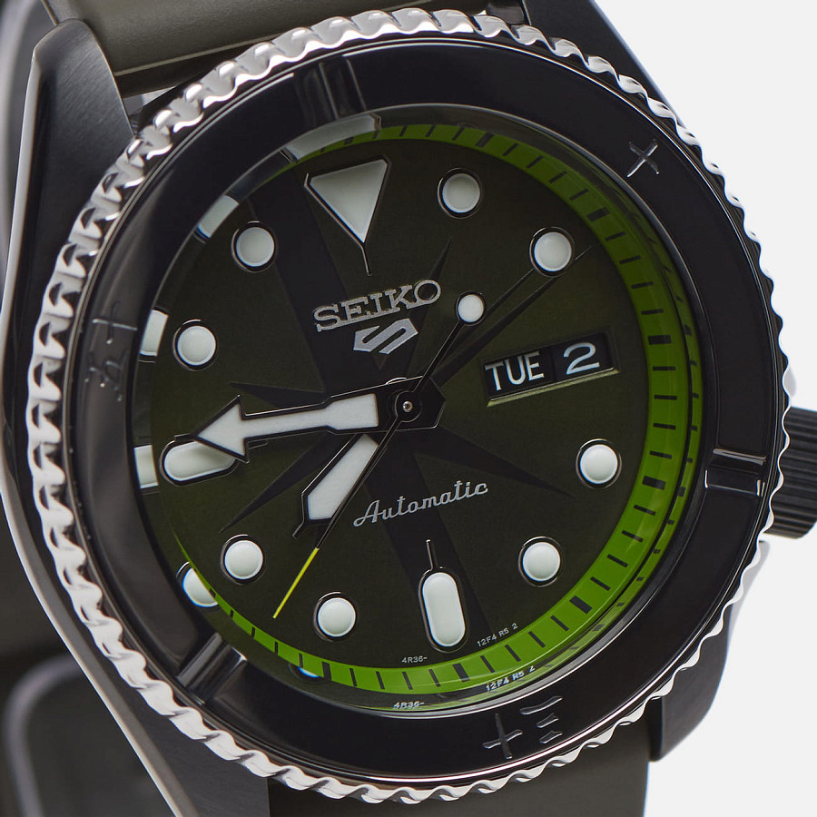 Часы Seiko 5 Sports SRPH67K1S — сталь металл, Япония