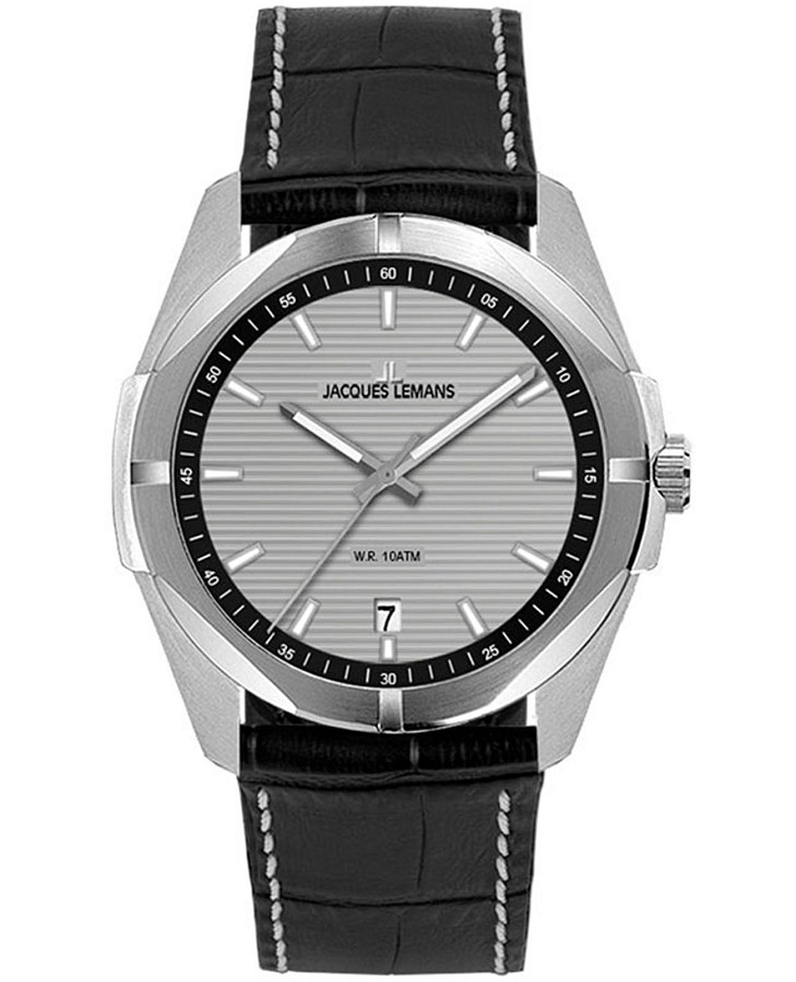 Часы Jacques Lemans 1-2176E — мужские, черный