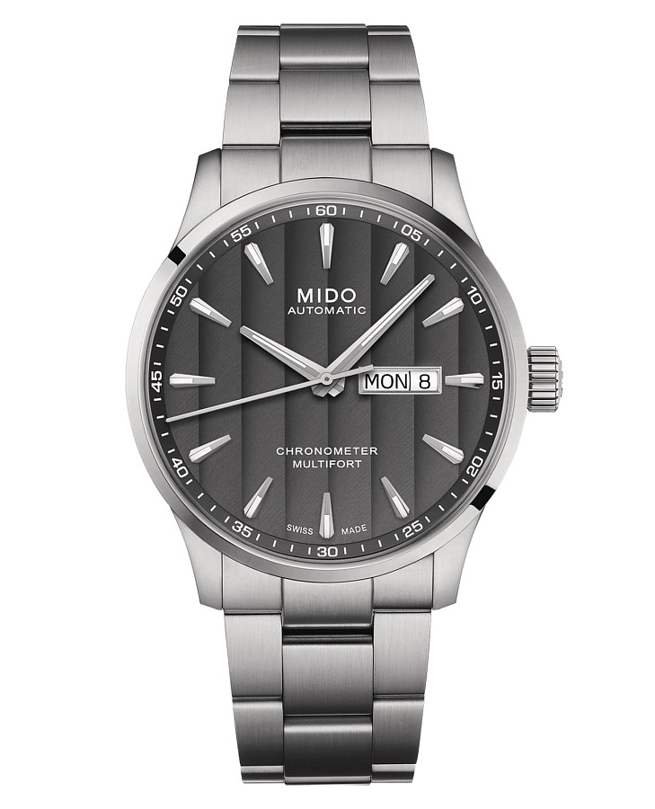 Часы Mido Multifort Chronometer 1 M038.431.11.061.00 — мужские, антрацитовый