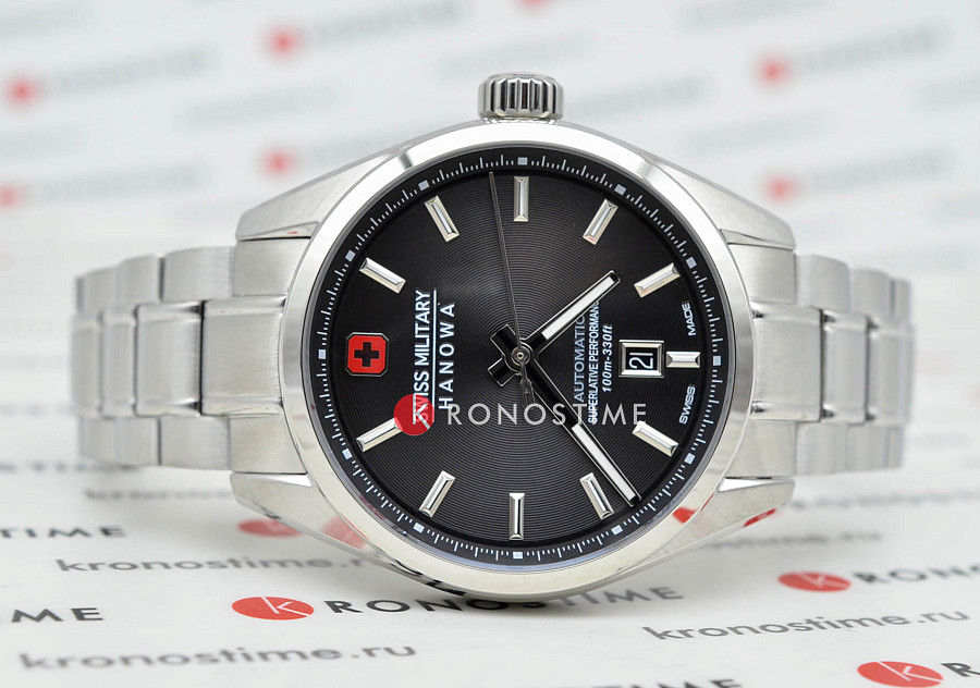 Часы Swiss Military Hanowa Majestic Pioneer SMWGL0006201 — механические, металл сталь