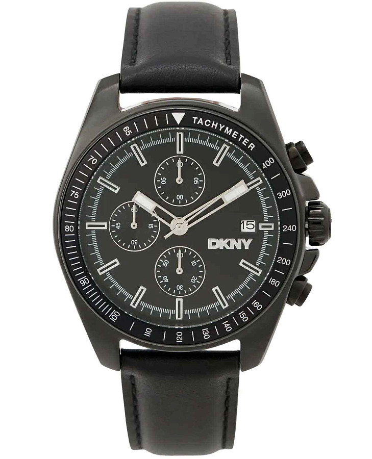 Часы DKNY Central Park Chrono DK1G049L0025 — мужские, черный