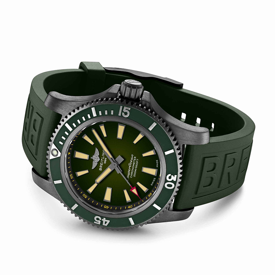 Часы Breitling Superocean Automatic 46 Black Steel M173681A1L1S1 — металл сталь, Швейцария