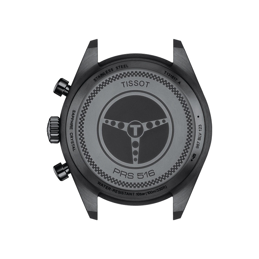 Часы Tissot PRS 516 Chronograph T131.617.36.052.00 — кожаный, мужские