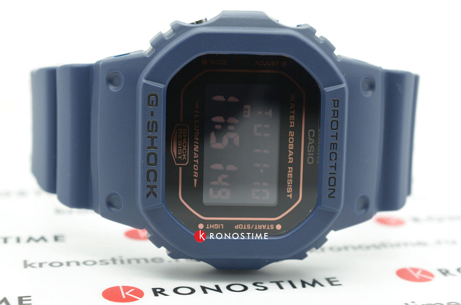 Часы Casio G-Shock DW-5600BBM-2 — пластик, мужские