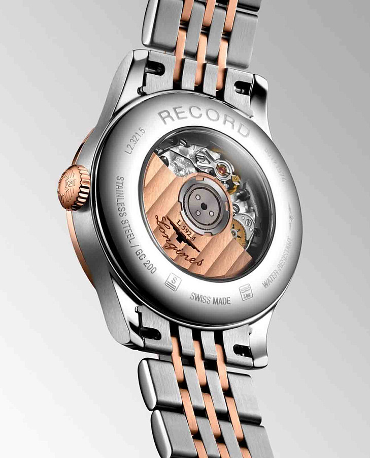 Часы Longines Record Collection L2.321.5.87.7 — механические, сталь металл золото