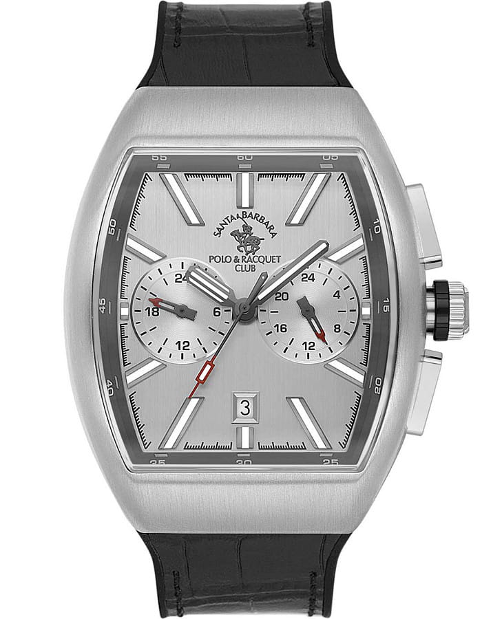 Часы Santa Barbara Polo & Racquet Club Prive SB.1.10607-1 — мужские, серебристый