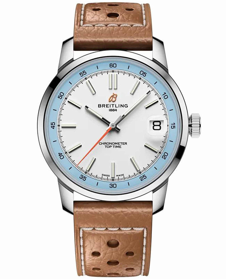 Часы Breitling Top Time B31 AB3113281A1X1 — мужские, белый