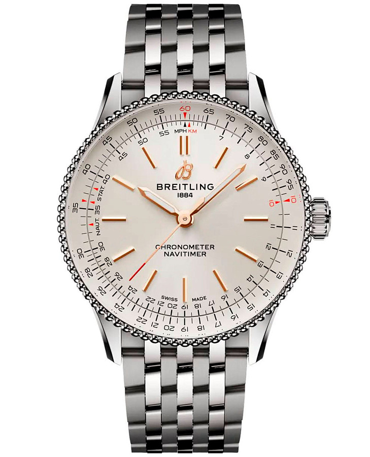 Часы Breitling Navitimer Automatic 36 A17327211G1A1 — женские, бежевый