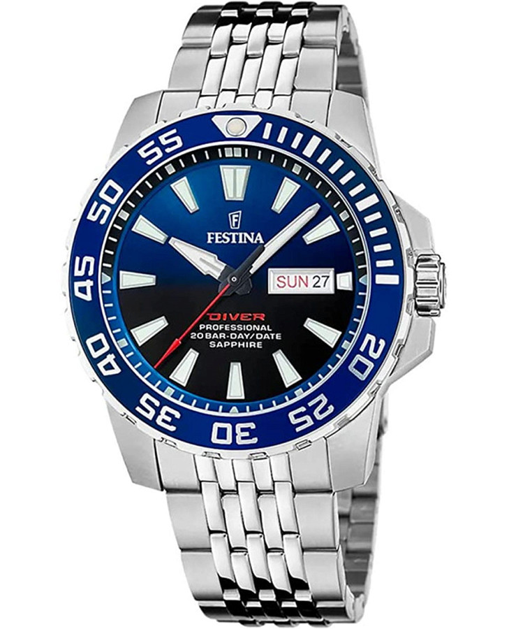 Часы Festina The Originals F20661/1 — мужские, синий