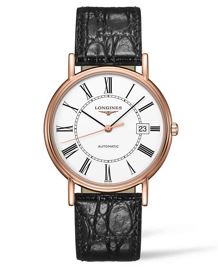 Часы Longines Presence L4.921.1.11.2 — женские, белый
