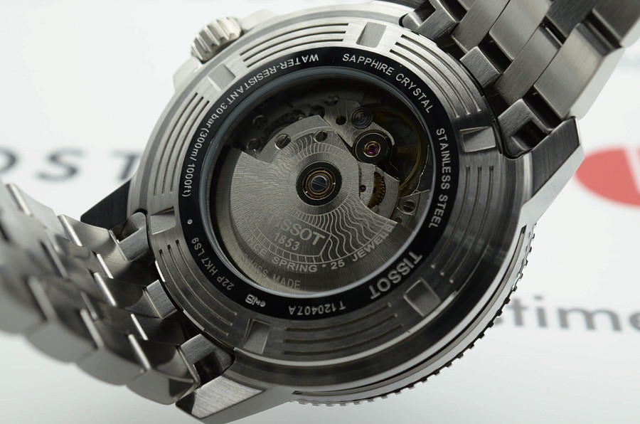 Часы Tissot Seastar 1000 Powermatic 80 T120.407.11.041.01 — артикул T1204071104101, мужские