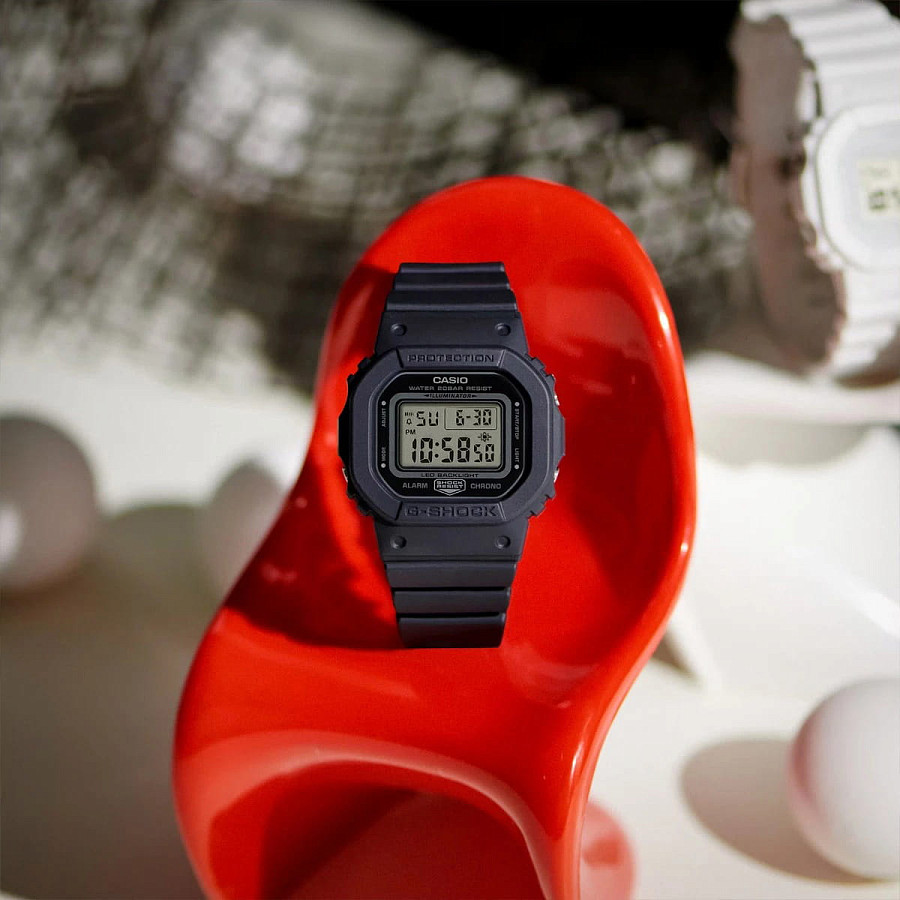 Часы Casio G-Shock GMD-S5600BA-1 (GMD-S5600BA-1) — полимер, женские