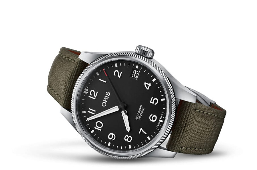 Часы Oris Propilot Big Crown Propilot Big Date 01 751 7761 4164-07 3 20 03LC — механические, сталь металл