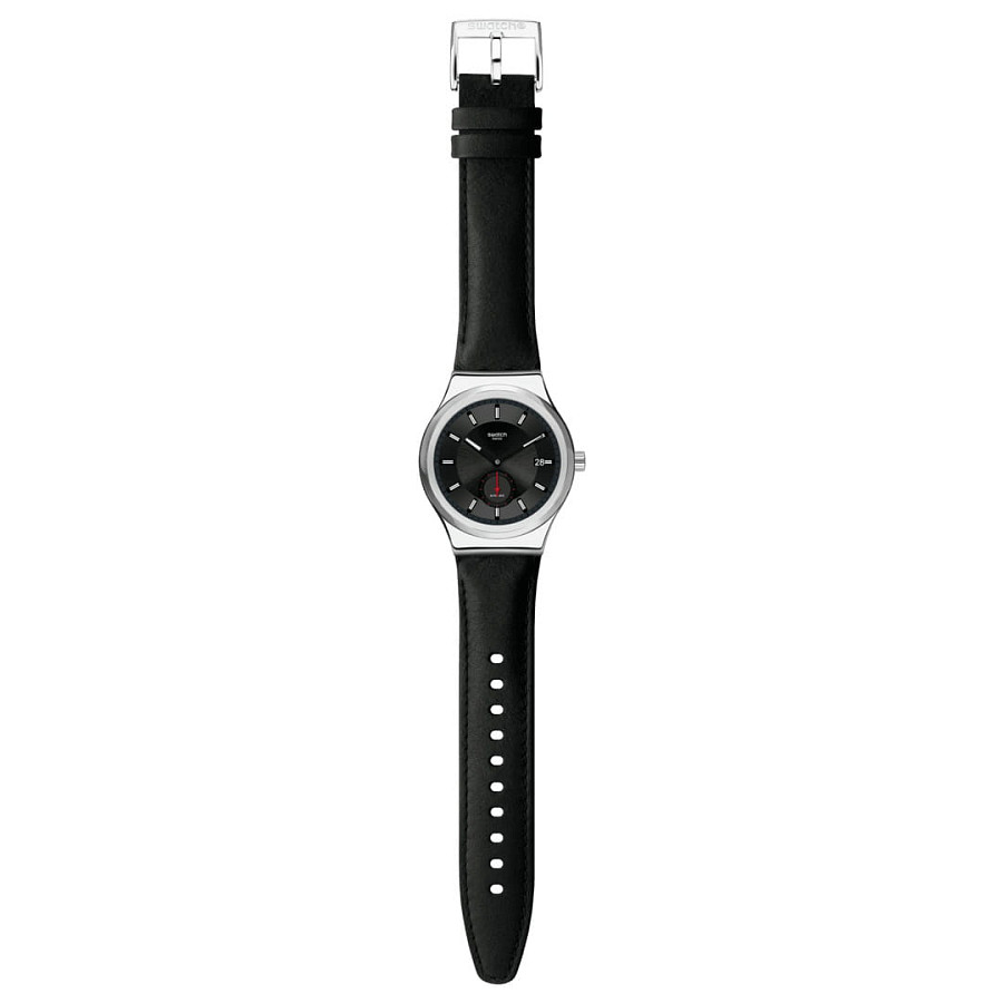 Часы Swatch Irony Sistem51 Petite Seconde SY23S400 — женские, кожаный