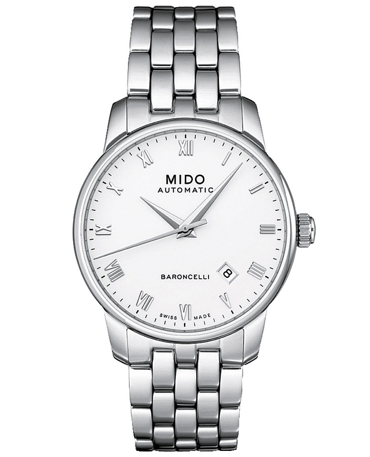 Часы Mido Baroncelli Gent M8600.4.26.1 — мужские, белый