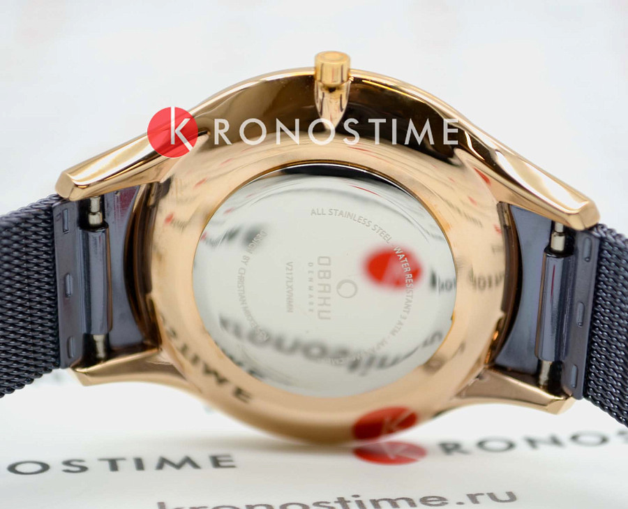 Часы Obaku Fin Walnut V217LXVNMN — артикул V217LXVNMN