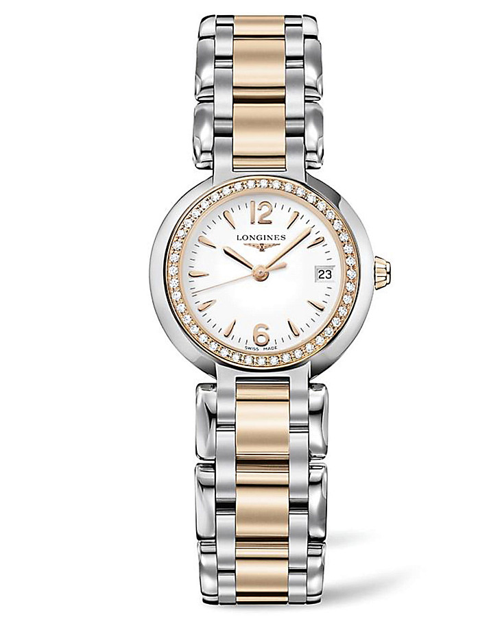 Часы Longines PrimaLuna L8.110.5.19.6 — женские, белый
