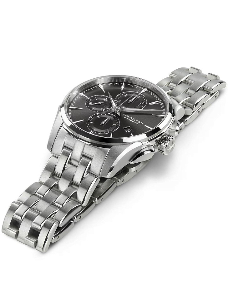 Часы Hamilton Jazzmaster Auto Chrono H32586181 — механические, сталь металл