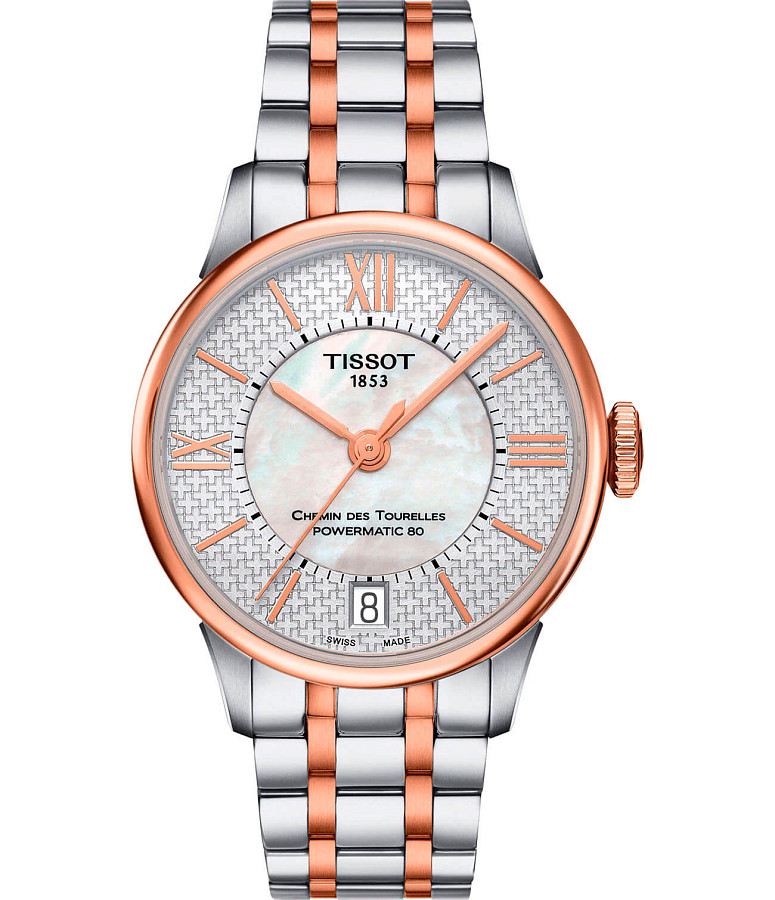Часы Tissot Chemin des Tourelles Powermatic 80 T099.207.22.118.01 — женские