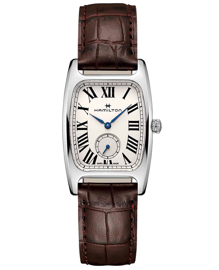 Часы Hamilton American Classic Boulton Small Second Quartz H13421511 — мужские, белый