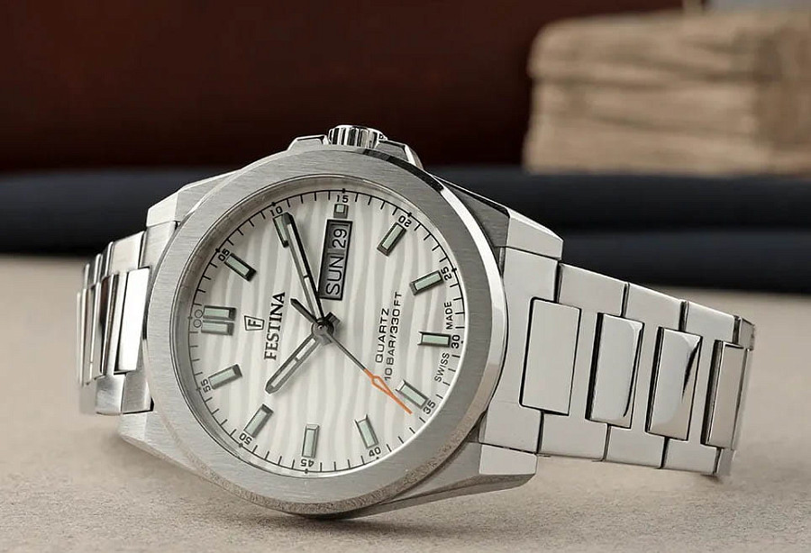 Часы Festina Swiss Made F20073/1 — нержавеющая сталь, мужские